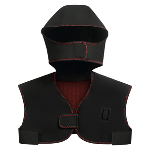 电热护肩艾灸热敷头颈保暖按摩肩周颈椎艾灸理疗远红外线马甲睡觉