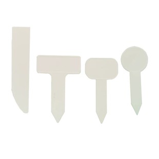 100枚包邮日式进口多肉标签T字1字标签插牌记号园艺标签pvc材质