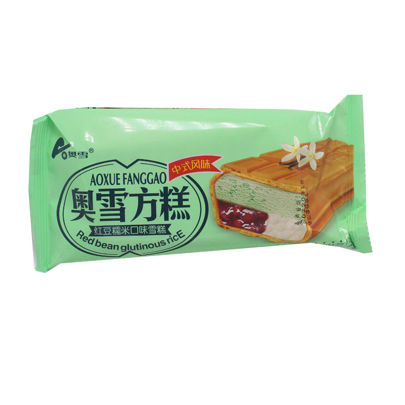 红豆糯米味奥雪方糕雪糕网红冰淇淋威化三明治牛奶冰激凌冰糕冷饮