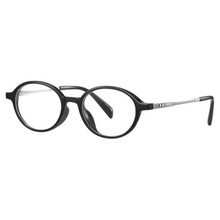 PRSR帕莎鞠婧祎书呆子眼镜框架女小框椭圆黑框防蓝光近视可配镜片