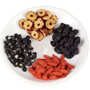 桑葚黑枸杞红枸杞红枣干滋补养生茶补气血男女熬夜养生非保健茶