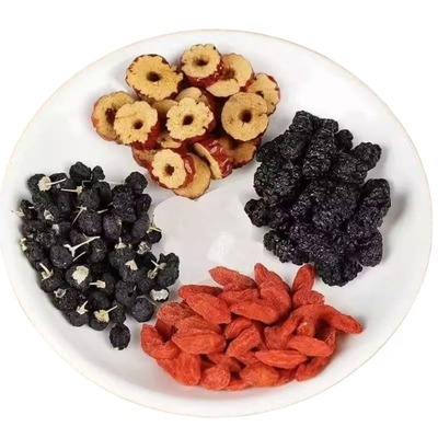 桑葚黑枸杞红枸杞红枣干滋补养生茶补气血男女熬夜养生非保健茶