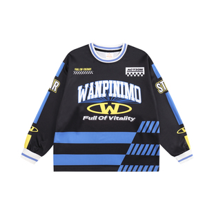 顽皮尼莫童装炸街嘻哈街舞儿童潮服男童宽松少儿hiphop潮牌演出服