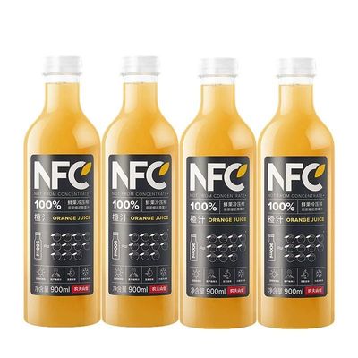 农夫山泉NFC纯果汁900ml大瓶畅饮