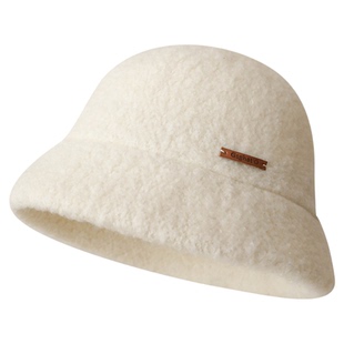 加厚款羊羔绒渔夫帽女生100%羊毛小头围盆帽素颜百搭圆顶台灯帽