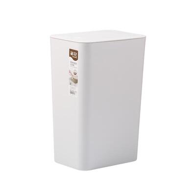 茶花按压弹盖窄边夹缝垃圾桶