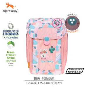 tigerfamily小学生书包儿童男女一到三到六年级护脊减负背包轻便