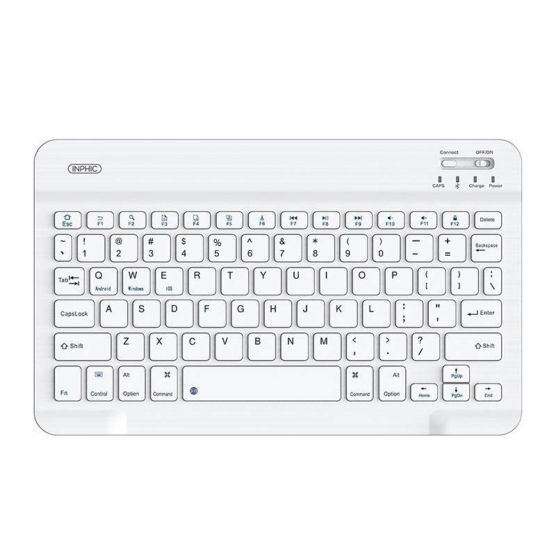 英菲克V750蓝牙键盘鼠标套装无线充电适用ipad平板苹果电脑华为手机静音便携迷你女生可爱联想笔记本轻薄防水