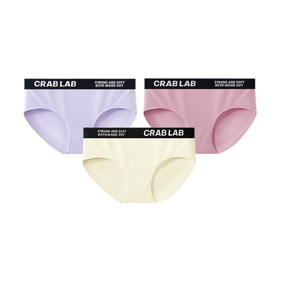 螃蟹秘密性感中低腰纯棉内裤女生