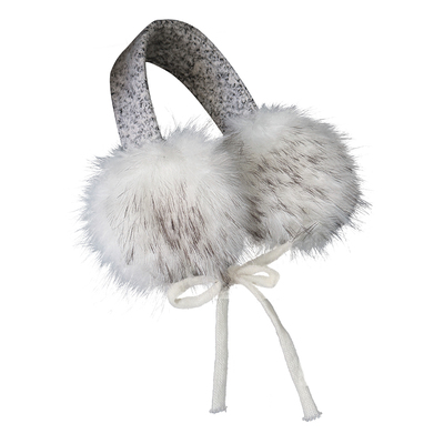 2025新款韩系高级感毛绒绒绑带耳罩女秋冬滑雪保暖防寒防冻耳捂子