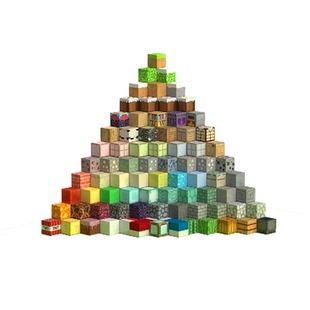 我的宇块世界拼装磁力拼搭磁铁吸方块益智积木玩具孩迷你玩具男童