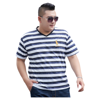 胖子短袖上衣毕蒙休闲肥佬