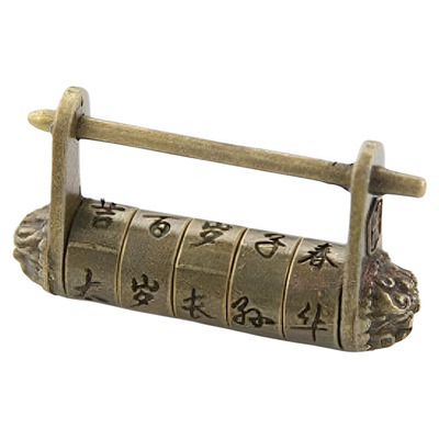 密码锁门窗锁中式复古