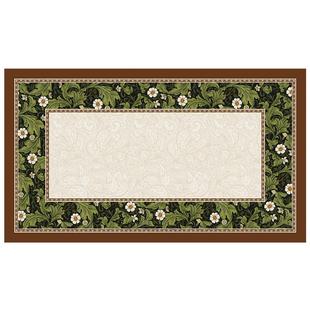 莱尔餐桌垫防油防水隔热垫耐高温轻奢高级感美式田园绿色书桌垫子