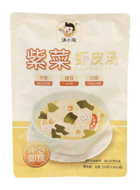 汤小淘紫菜汤冲泡即食小包裙带菜