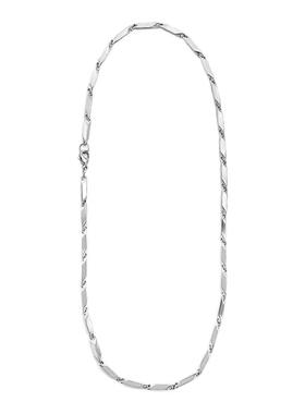 saz美式复古篮球项链男菱形钛钢