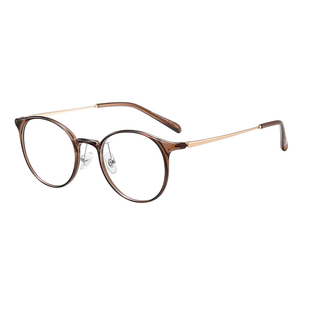 超轻TR显脸小椭圆框架近视眼镜框女可配度数方圆脸细框素颜眼睛架