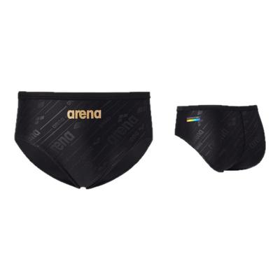 arena阿瑞娜2025新品男士健身防晒高弹抗氯舒适下装三角泳裤