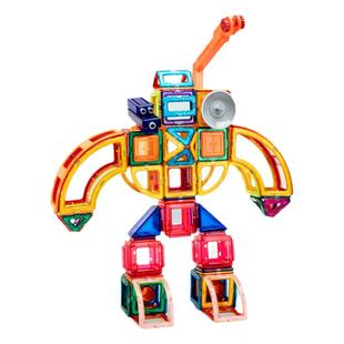 科博磁力积木磁性拼图3到6岁幼儿磁力棒摩天轮百变强磁吸铁石墙贴