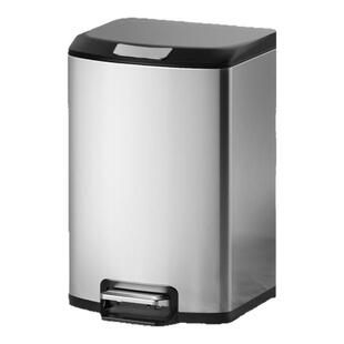 不锈钢垃圾桶家用2025新款轻奢高档厨房卫生间厕所客厅带盖脚踩踏