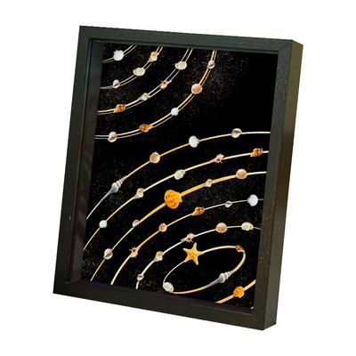 星空贝壳相框标本装贝壳