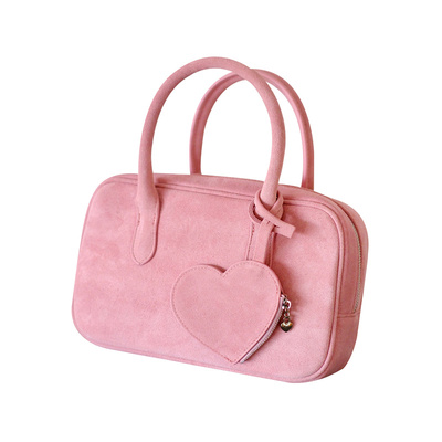 休闲牛皮保龄球包原创真皮手提包