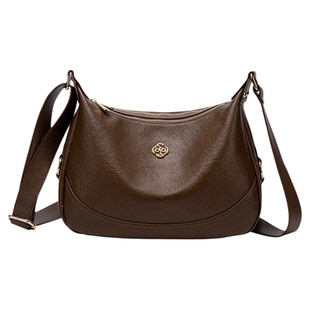 真皮斜挎包女式2026新款女包大容量宽肩带头层牛皮女士单肩包秋冬