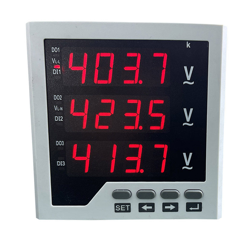 三相数显电压表0-500V