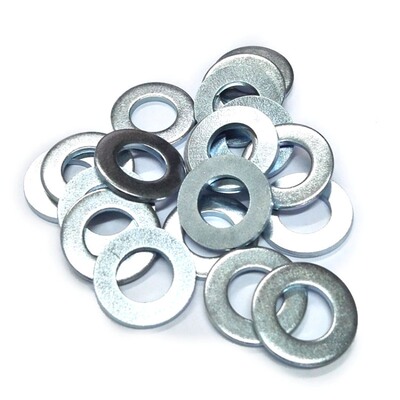 GB97.1国标平垫圈蓝白锌碳钢