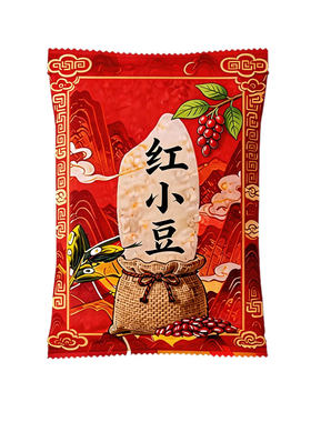 觅粮趣红豆农家新货红小豆粗粮五谷杂粮颗粒饱满营养易煮农家红豆
