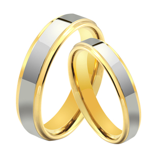 定情信物 素圈情侣戒指婚戒简约男戒小众设计轻奢高级感对戒刻字