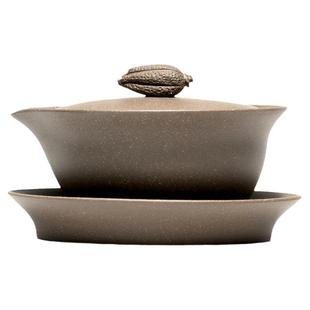 百年利永 原矿紫砂盖碗茶盏中秋礼盒套组静心禅心