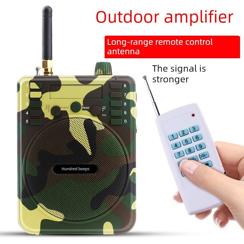 B92户外无线远程摇控仿声扩音器小钢炮蜜蜂大功率录音播放机喇叭