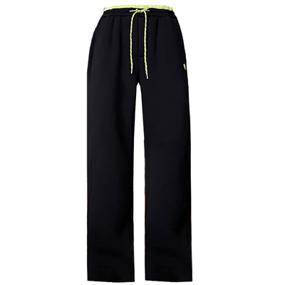 2025冬季新款羊驼绒休闲直筒裤子