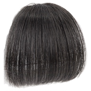 齐刘海假发片漫画刘海女头顶全真发补发片自然前额无痕假空气刘海