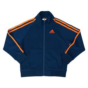 Adidas阿迪达斯春秋男大童百搭时尚运动立领夹克外套TR30JK-BO