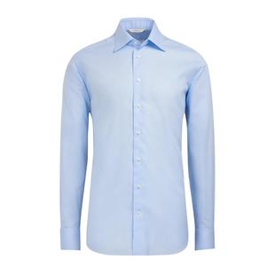 SUITSUPPLY秋-浅蓝色衬衫Traveller棉