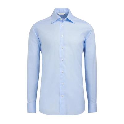 Suitsupply浅蓝色棉经典领衬衫