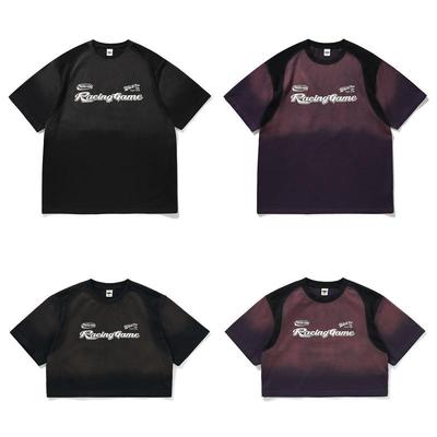 714street撞色水洗质感短袖