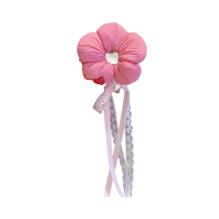 儿童甜美蕾丝飘带发圈女童可爱马尾编发头绳神器扎发头绳公主发饰