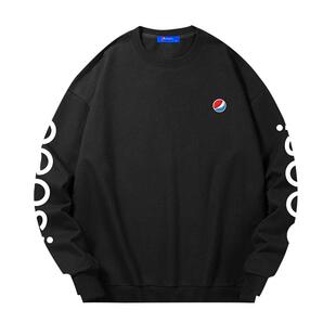 pepsi百事卫衣男春季学生运动服新款女装圆领百搭上衣套头衫潮牌