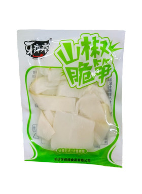 牙痒痒山椒脆笋红油脆笋重庆特产嫩竹笋笋片开袋即食500g约16包