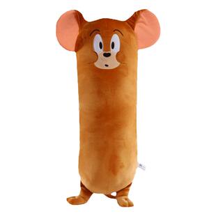 正版猫和老鼠TOM汤姆猫Jerry杰瑞鼠长条抱枕联名抱睡公仔毛绒玩偶