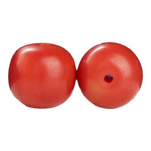 天然保山南红玛瑙桶珠老型珠鼓珠散珠单珠对珠手串diy菩提配件