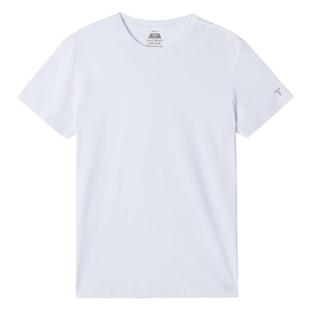 拇指白小T新疆棉至尊纯白体恤男短袖夏季舒适百搭打底上衣易打理