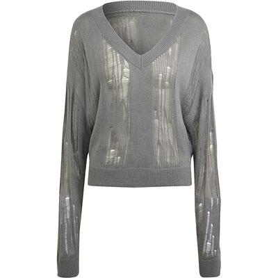 Adidas/阿迪达斯女士V领套头衫