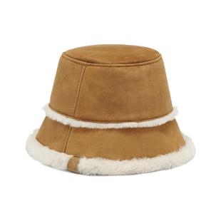 EMU Australia冬季羊皮帽子加绒加厚真皮保暖女士时尚护耳防寒帽