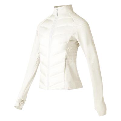 luqilulu鹅绒显瘦修身拼接羽绒