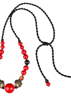 珠花蝶度合金女手作项链毛衣链