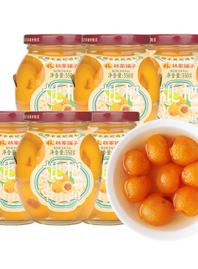 林家铺子糖水枇杷罐头350g*6瓶